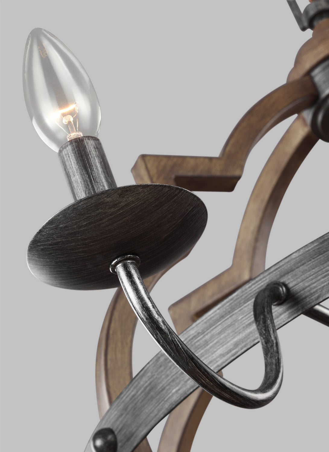 Generation Lighting - 3224906-846 - Six Light Chandelier - Socorro - Stardust