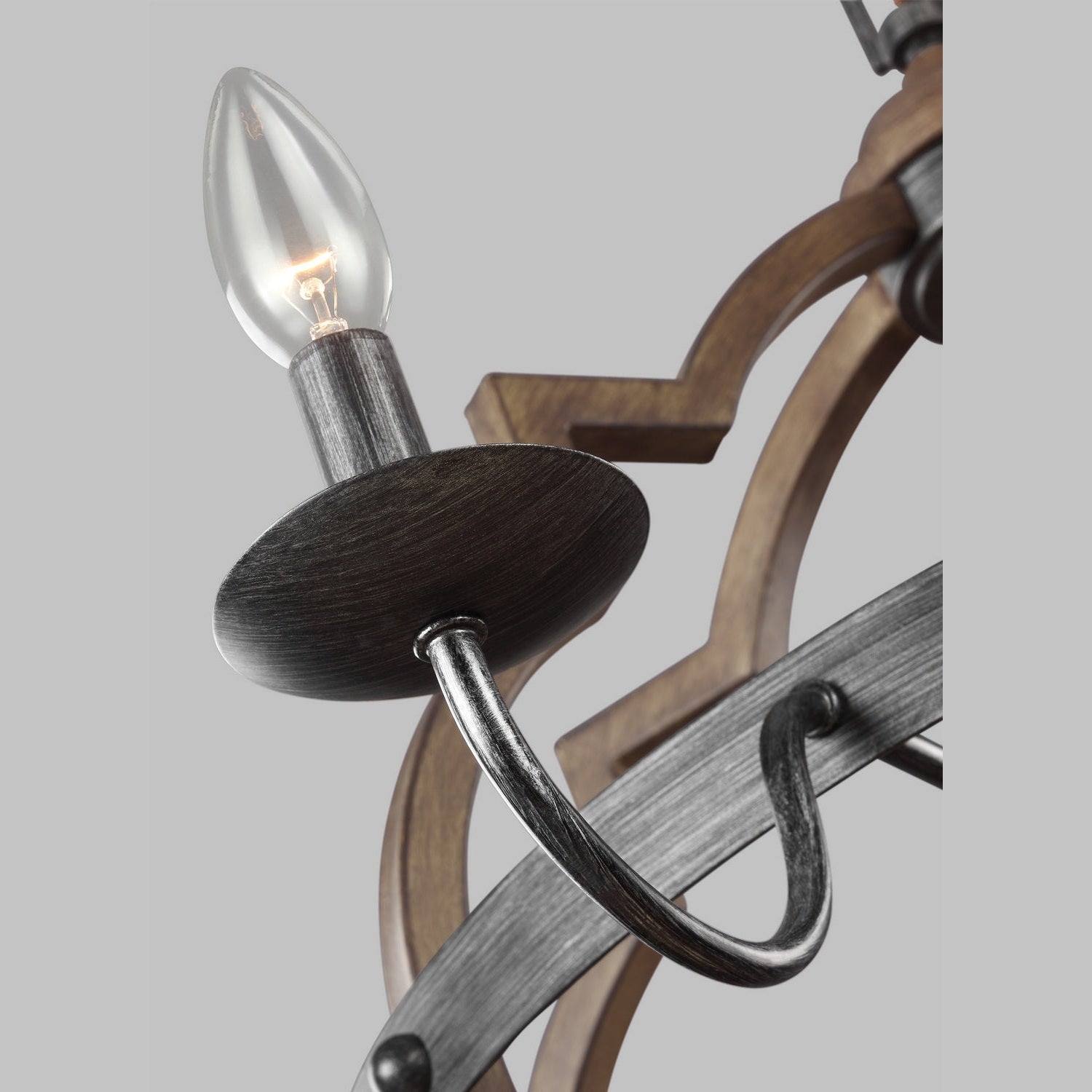 Generation Lighting - 3224906-846 - Six Light Chandelier - Socorro - Stardust