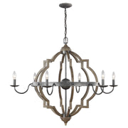 Generation Lighting - 3224906-846 - Six Light Chandelier - Socorro - Stardust