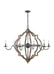 Generation Lighting - 3224906EN-846 - Six Light Chandelier - Socorro - Stardust