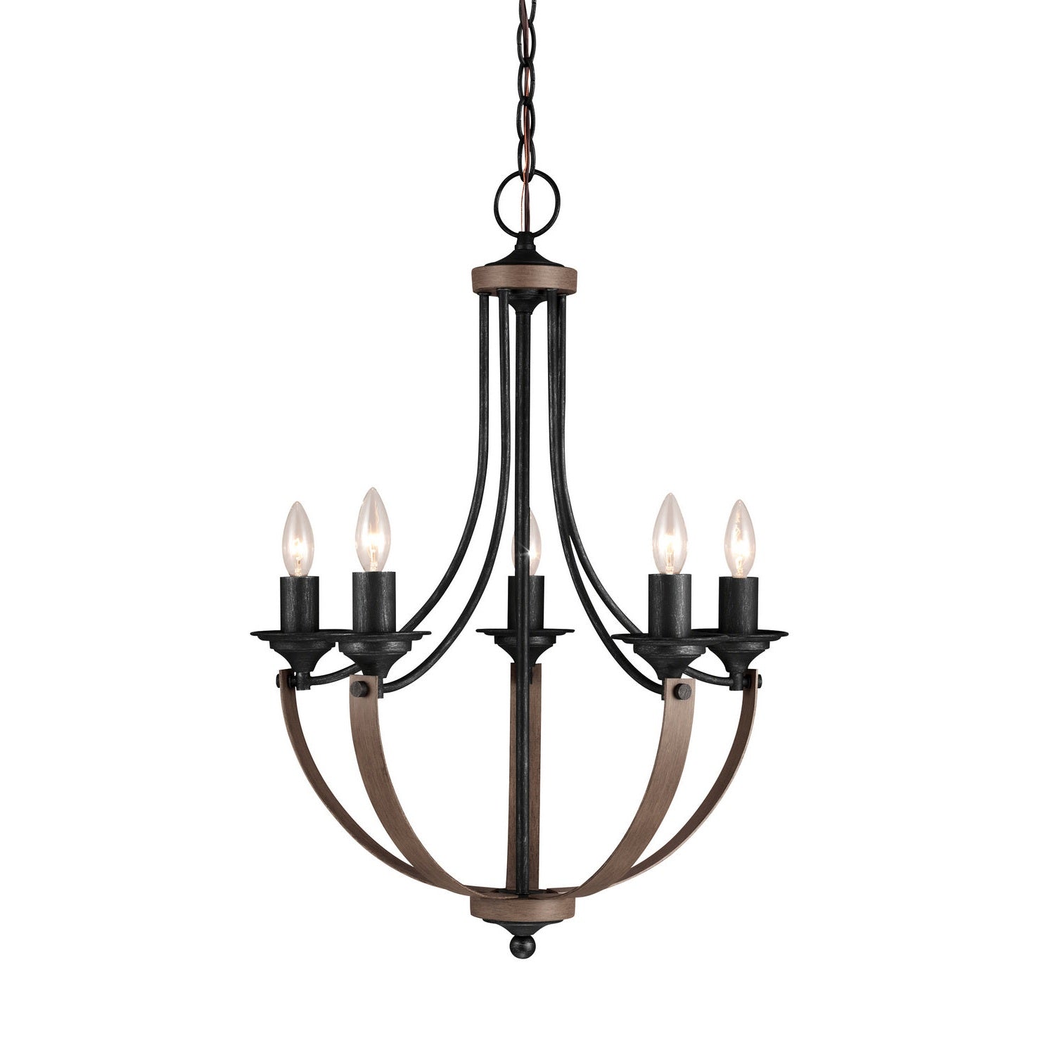 Generation Lighting - 3280405EN-846 - Five Light Chandelier - Corbeille - Stardust
