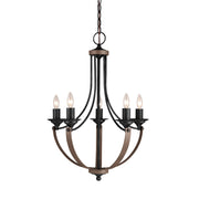 Generation Lighting - 3280405EN-846 - Five Light Chandelier - Corbeille - Stardust