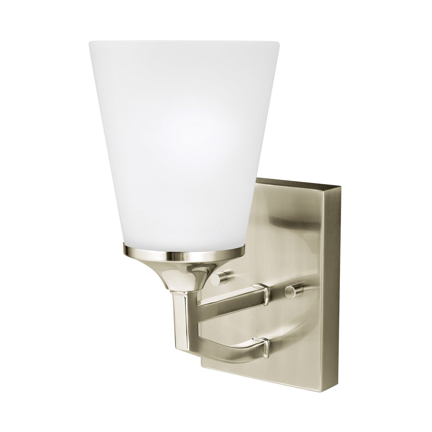 Generation Lighting - 4124501EN3-962 - One Light Wall / Bath Sconce - Hanford - Brushed Nickel