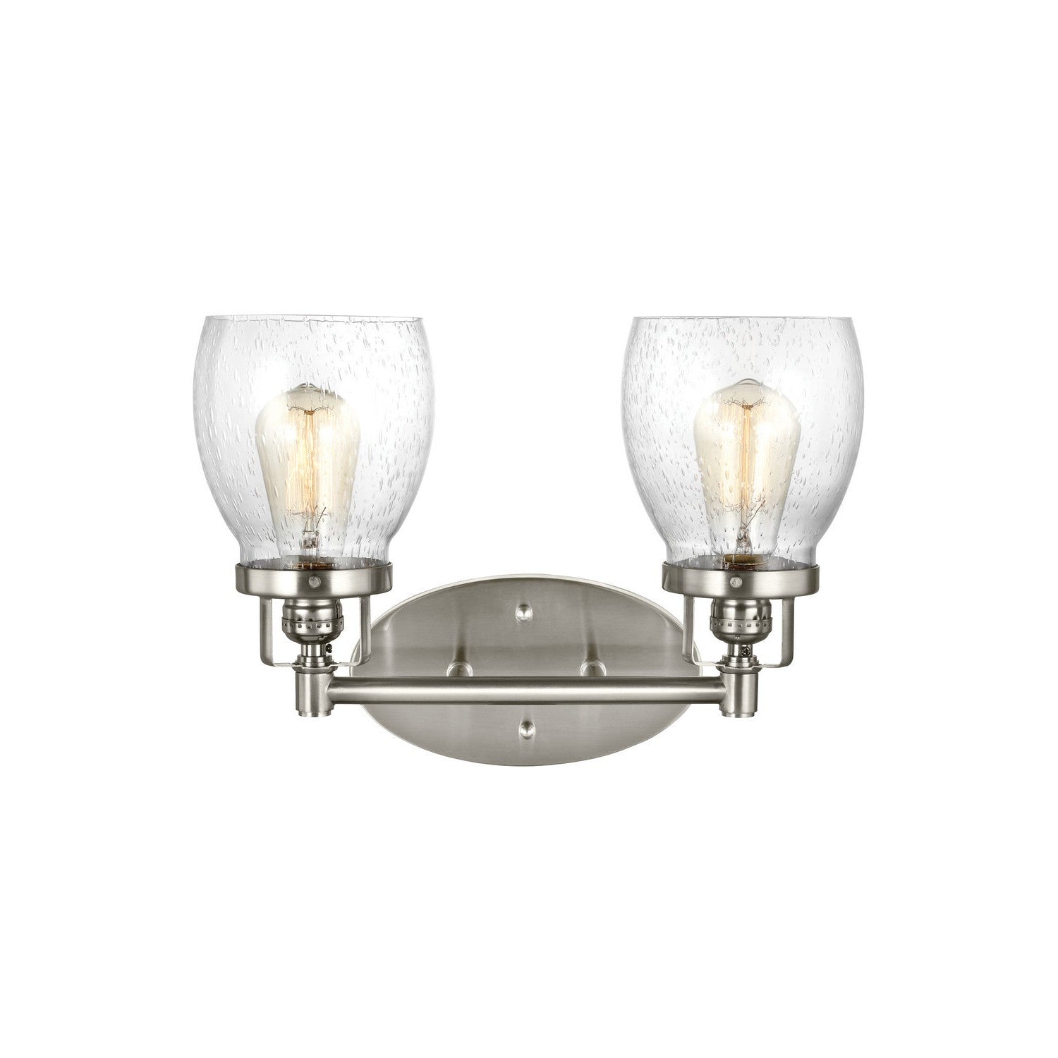 Generation Lighting - 4414502-962 - Two Light Wall / Bath - Belton - Brushed Nickel