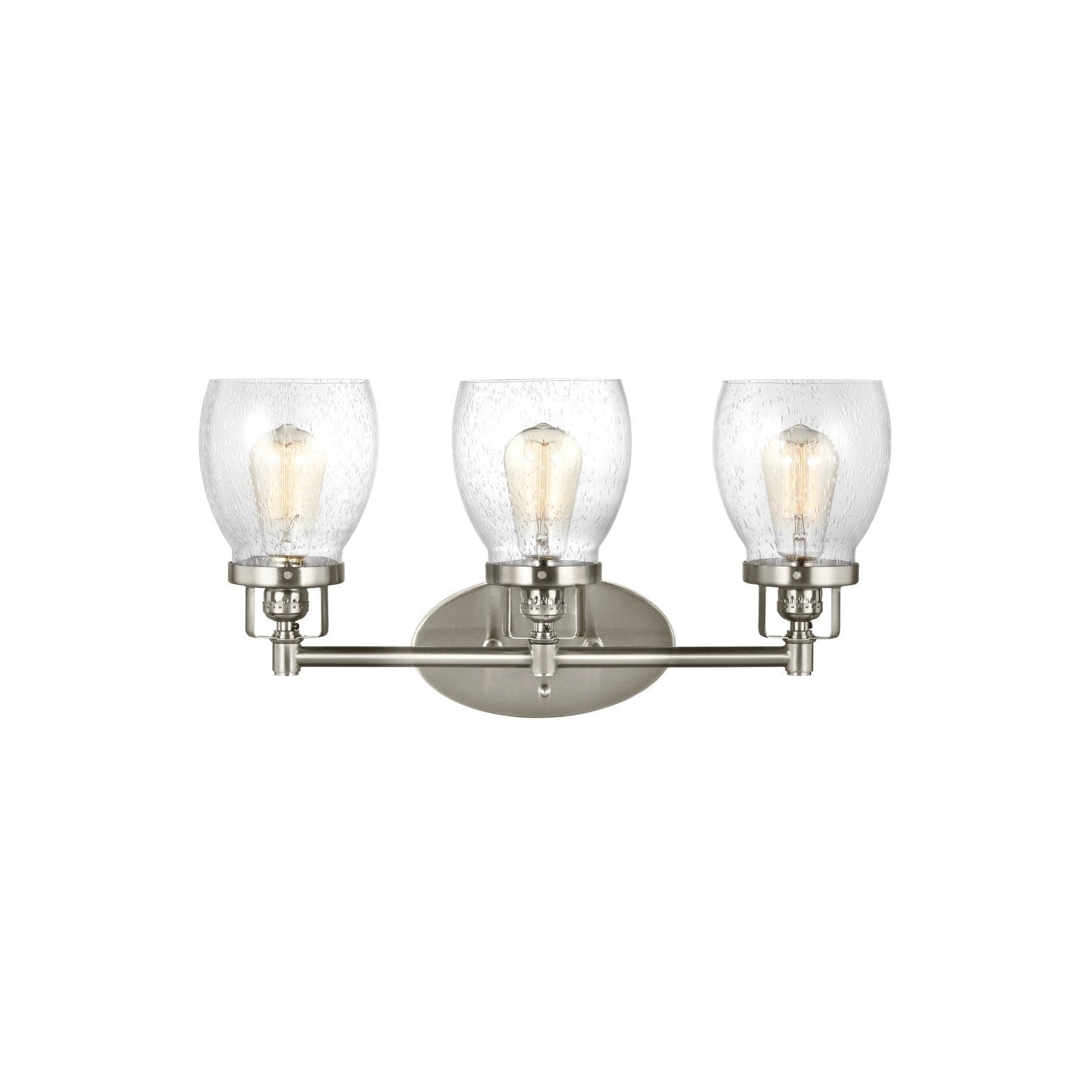 Generation Lighting - 4414503-962 - Three Light Wall / Bath - Belton - Brushed Nickel