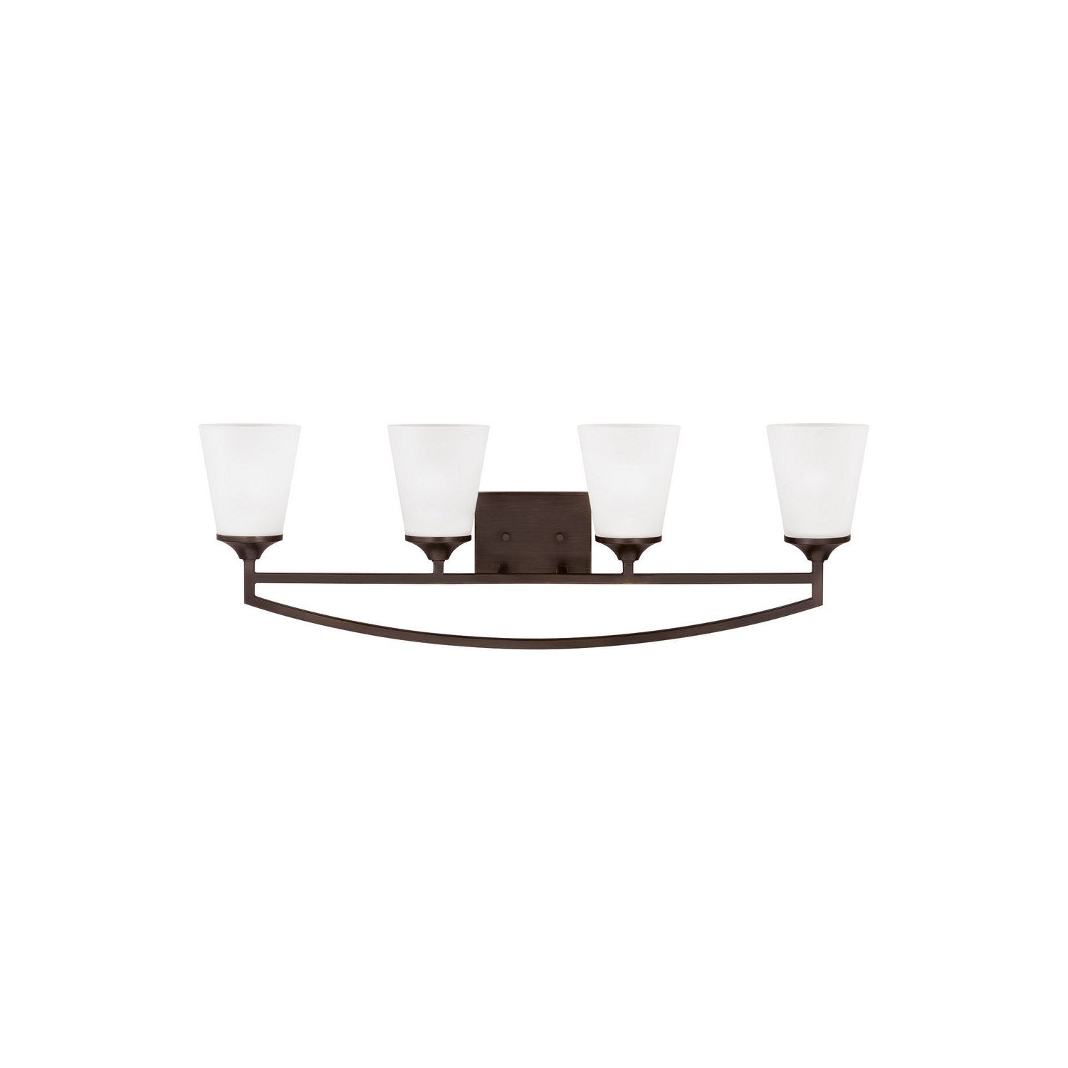 Generation Lighting - 4424504EN3-710 - Four Light Wall / Bath - Hanford - Bronze