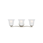 Generation Lighting - 4439003EN3-962 - Three Light Wall / Bath - Emmons - Brushed Nickel