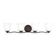 Generation Lighting - 4439004EN3-710 - Four Light Wall/ Bath - Emmons - Bronze