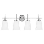 Generation Lighting - 4440404EN3-05 - Four Light Wall / Bath - Driscoll - Chrome
