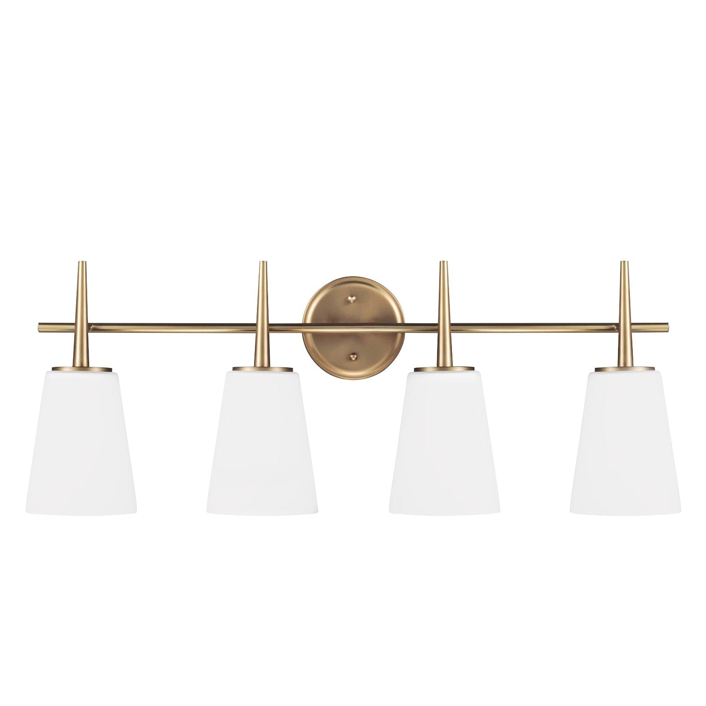 Generation Lighting - 4440404EN3-848 - Four Light Wall / Bath - Driscoll - Satin Brass