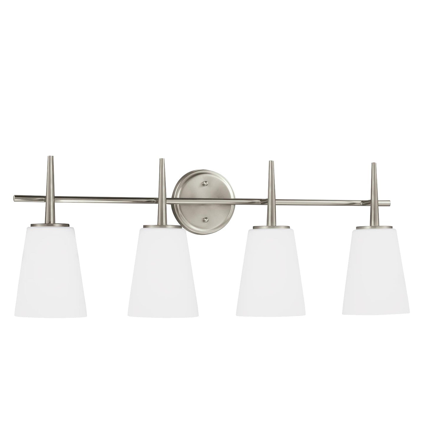 Generation Lighting - 4440404EN3-962 - Four Light Wall / Bath - Driscoll - Brushed Nickel