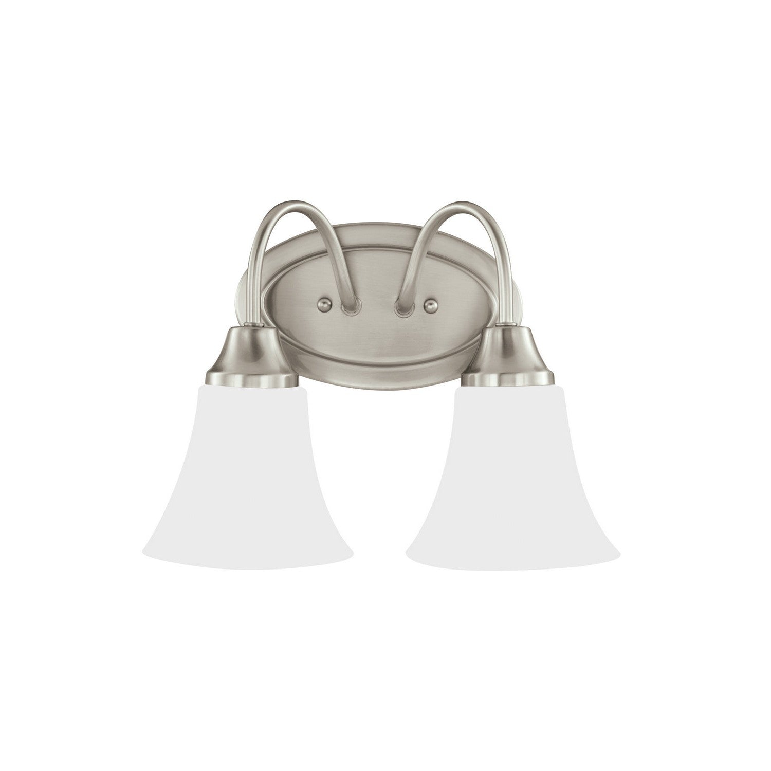 Generation Lighting - 44806EN3-962 - Two Light Wall / Bath - Holman - Brushed Nickel