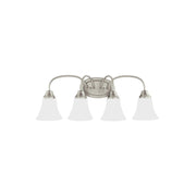 Generation Lighting - 44808EN3-962 - Four Light Wall / Bath - Holman - Brushed Nickel