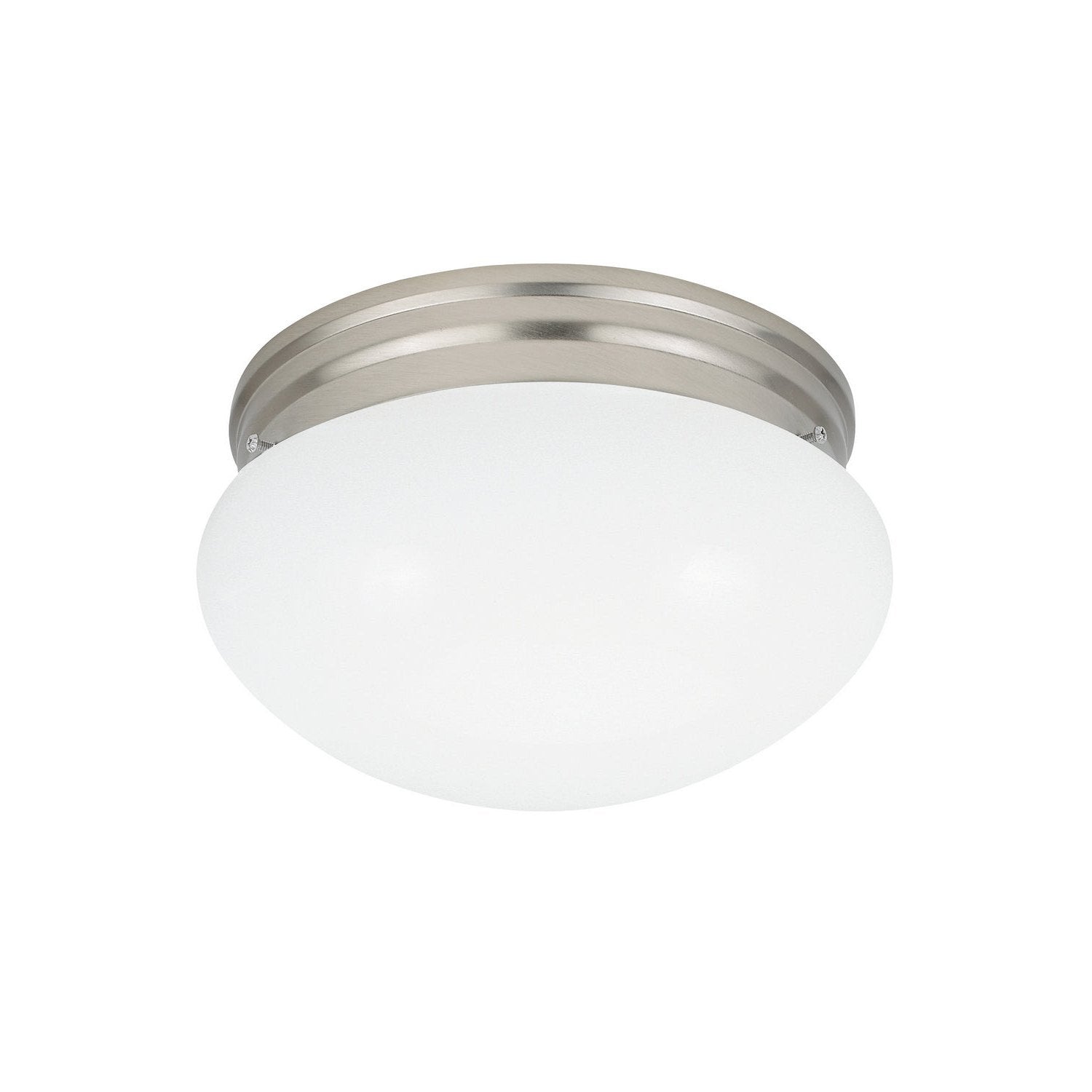 Generation Lighting - 5326EN3-962 - One Light Flush Mount - Webster - Brushed Nickel