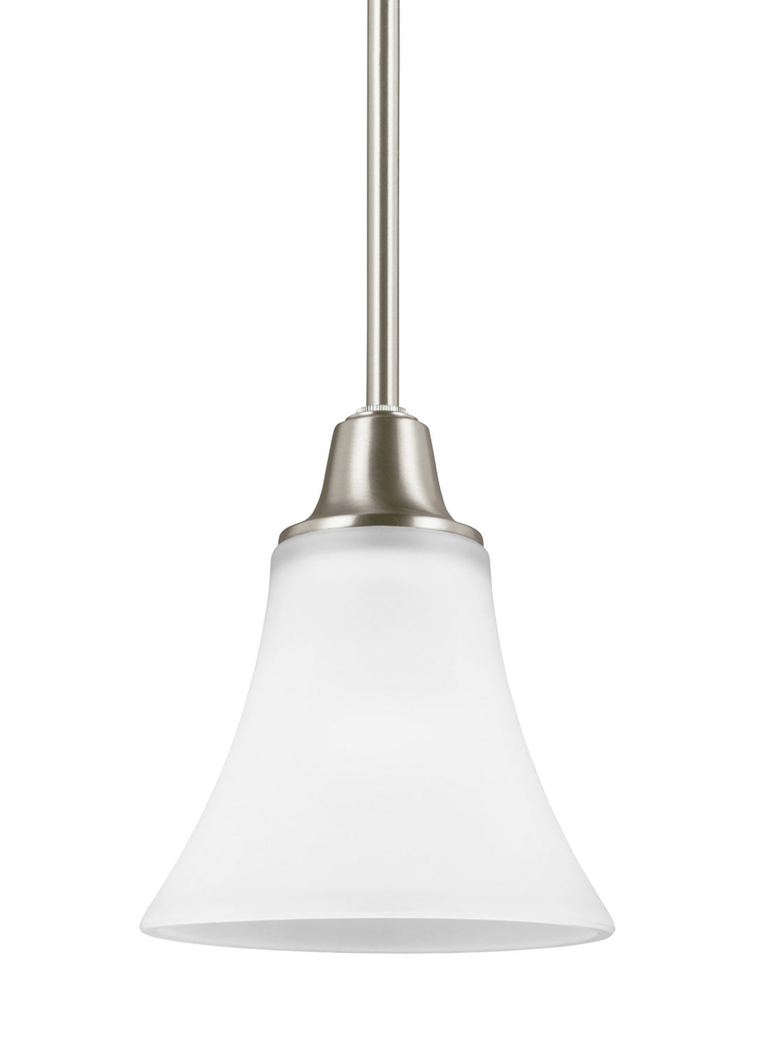 Generation Lighting - 6113201EN3-962 - One Light Mini-Pendant - Metcalf - Brushed Nickel