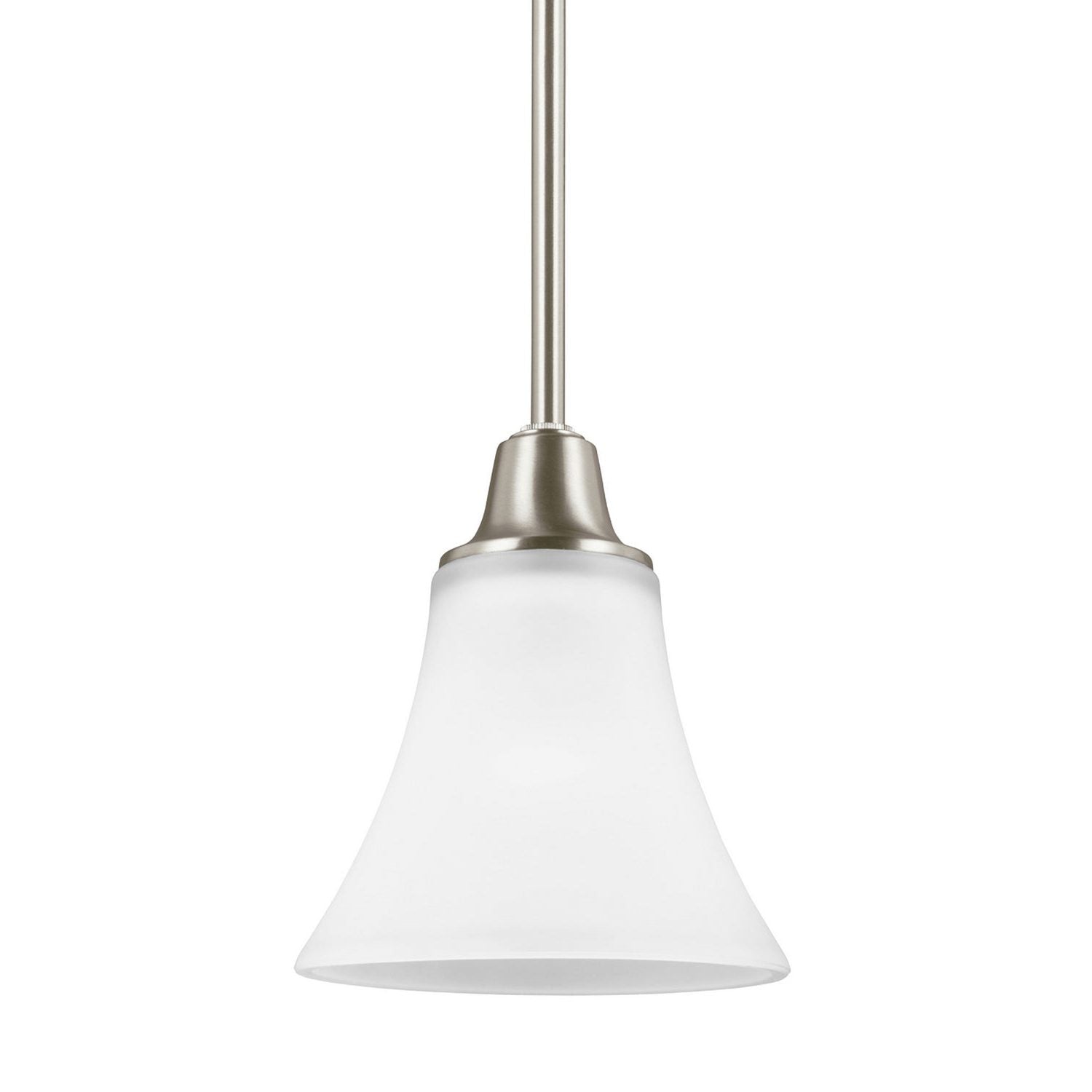 Generation Lighting - 6113201EN3-962 - One Light Mini-Pendant - Metcalf - Brushed Nickel