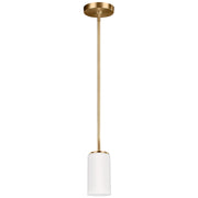 Generation Lighting - 6124601-848 - One Light Mini-Pendant - Alturas - Satin Brass