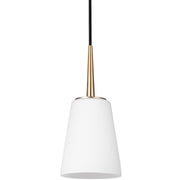 Generation Lighting - 6140401EN3-848 - One Light Mini-Pendant - Driscoll - Satin Brass