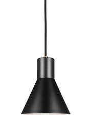Generation Lighting - 6141301EN3-848 - One Light Mini-Pendant - Towner - Satin Brass