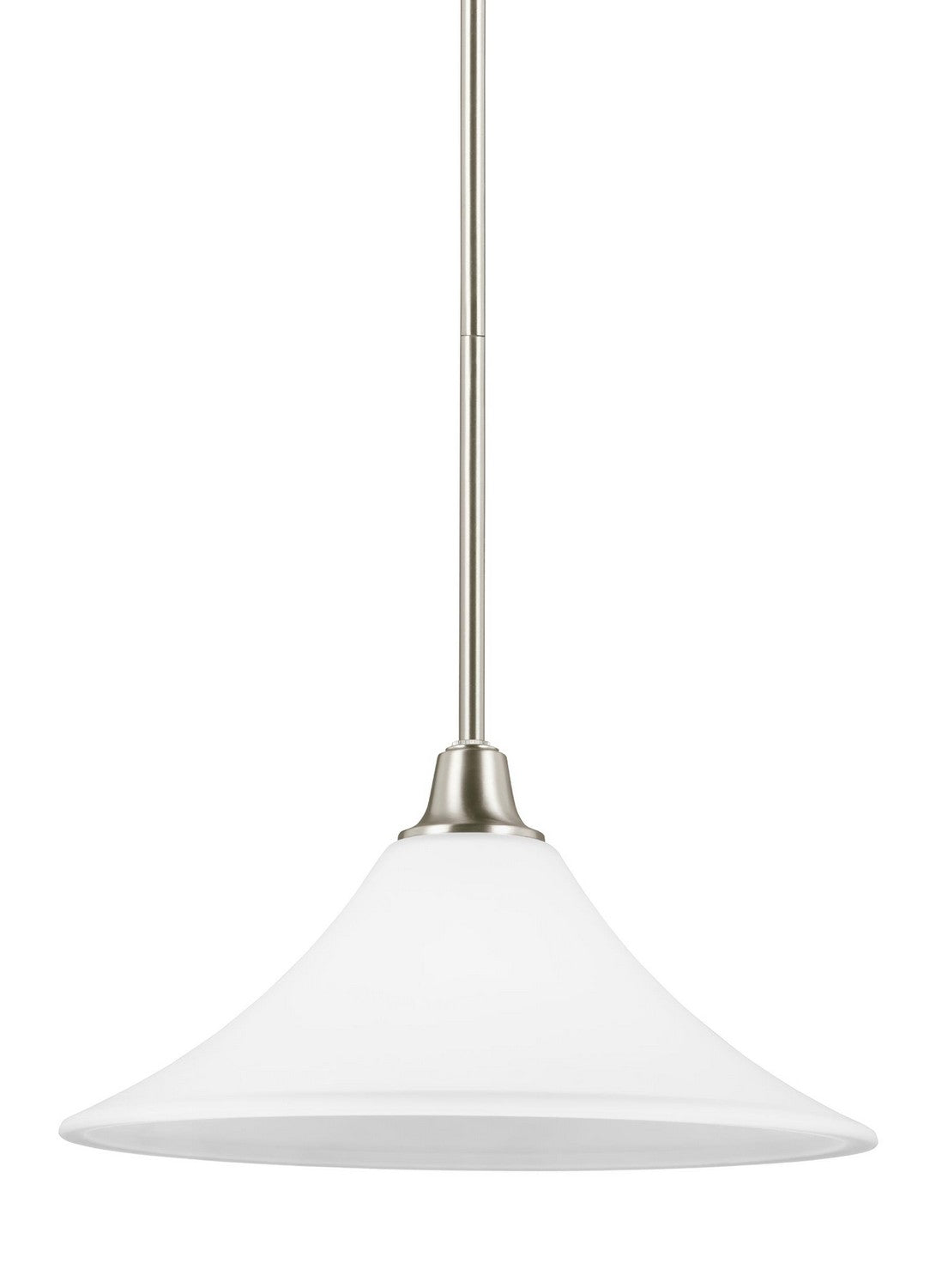 Generation Lighting - 6513201EN3-962 - One Light Pendant - Metcalf - Brushed Nickel