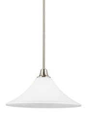 Generation Lighting - 6513201EN3-962 - One Light Pendant - Metcalf - Brushed Nickel