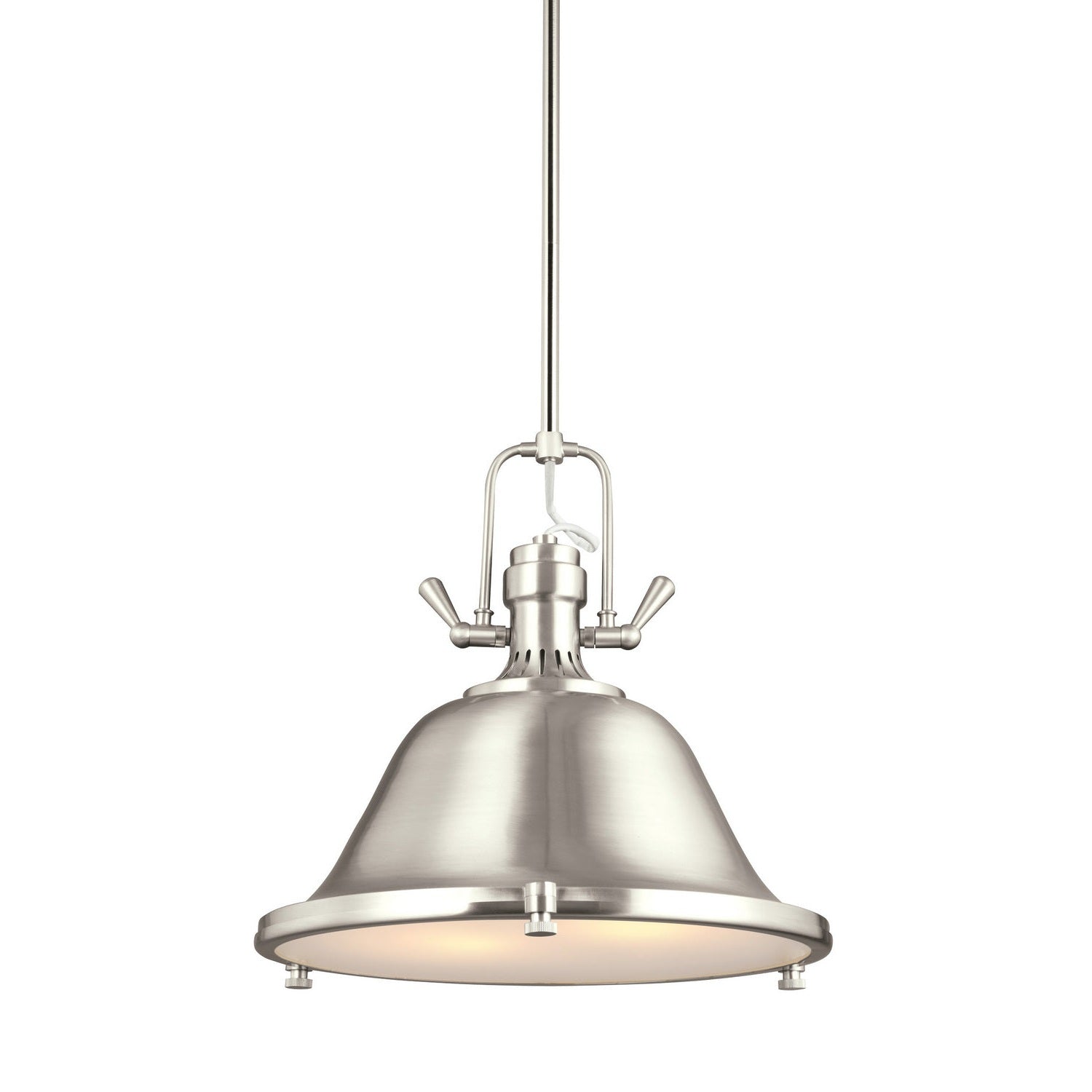 Generation Lighting - 6514402EN3-962 - Two Light Pendant - Stone Street - Brushed Nickel