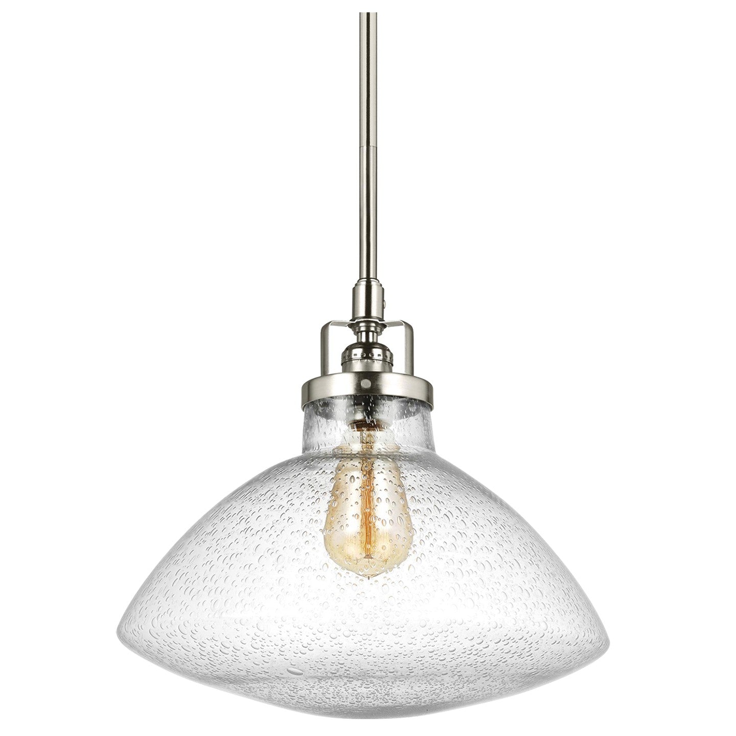 Generation Lighting - 6514501-962 - One Light Pendant - Belton - Brushed Nickel