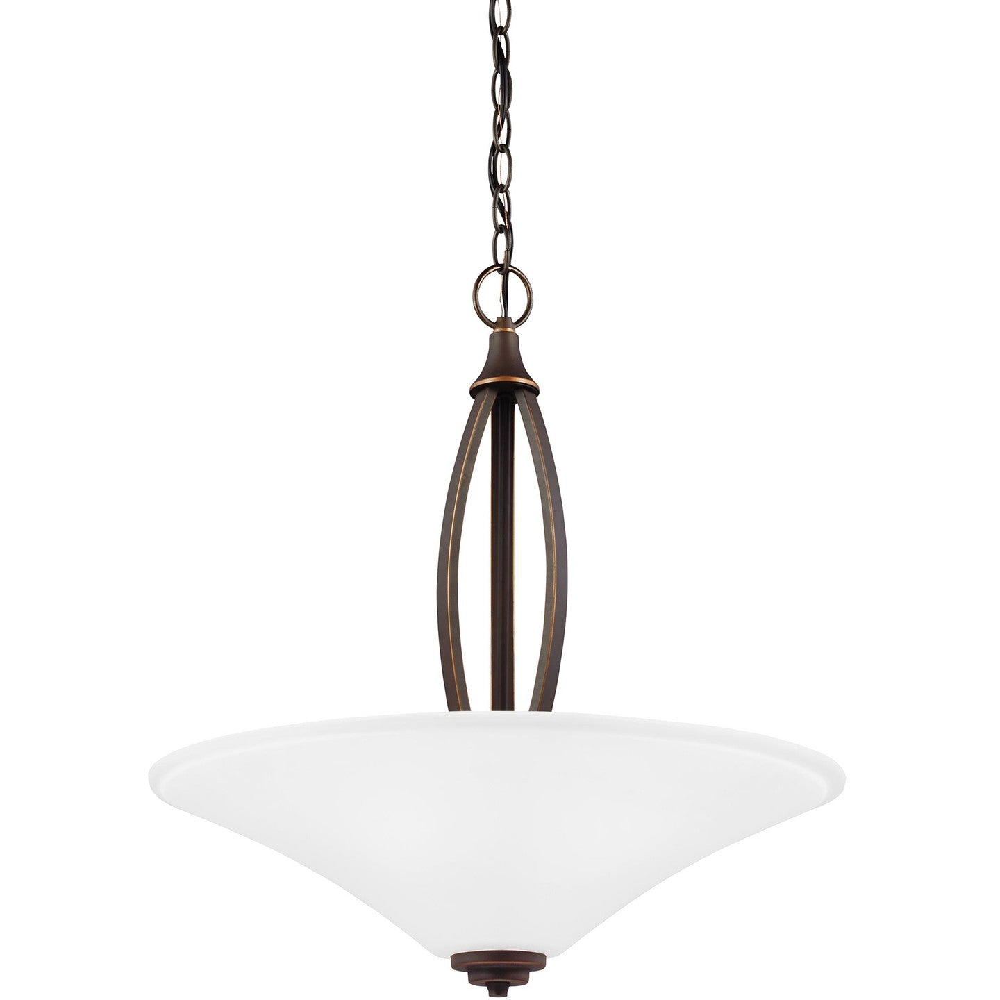 Generation Lighting - 6613203EN3-715 - Three Light Pendant - Metcalf - Autumn Bronze