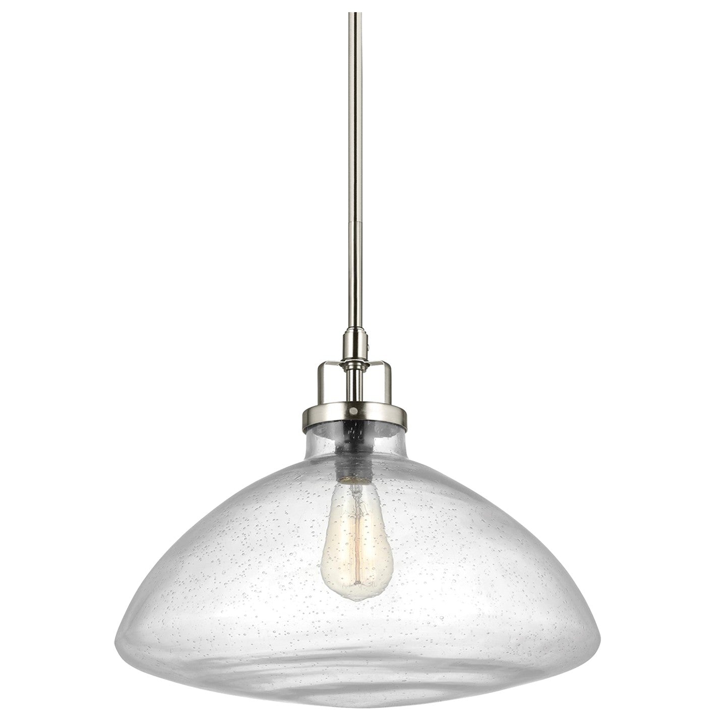 Generation Lighting - 6614501-962 - One Light Pendant - Belton - Brushed Nickel