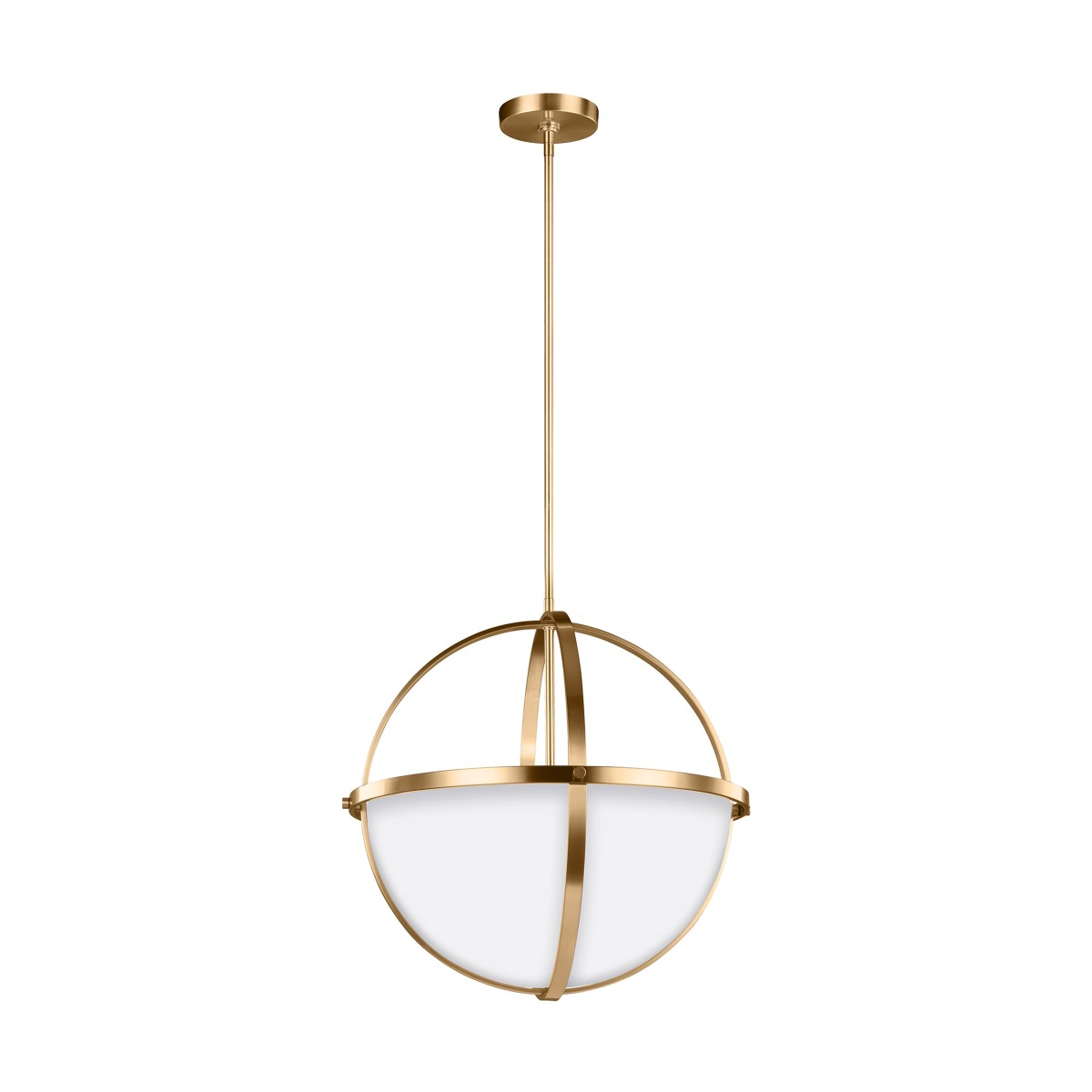 Generation Lighting - 6624603-848 - Three Light Pendant - Alturas - Satin Brass