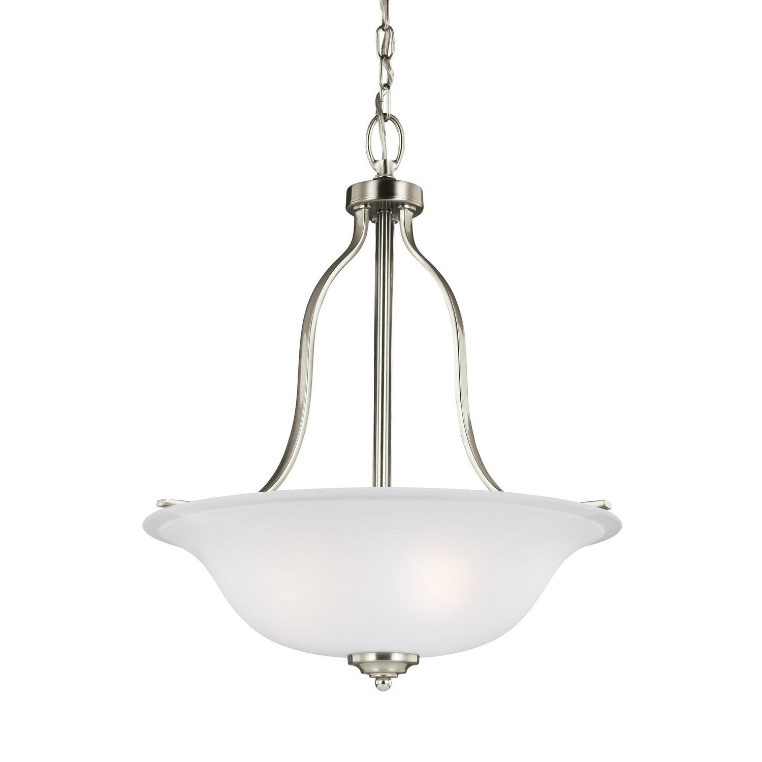 Generation Lighting - 6639003EN3-962 - Three Light Pendant - Emmons - Brushed Nickel