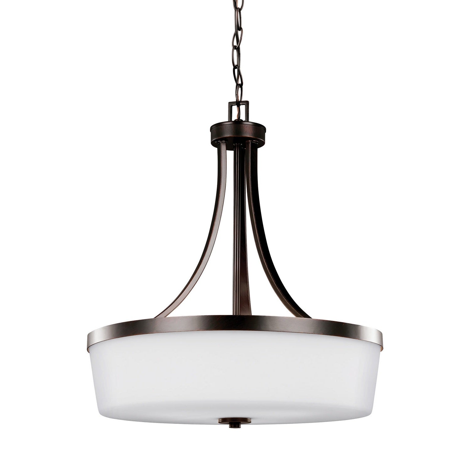 Generation Lighting - 6639103EN3-710 - Three Light Pendant - Hettinger - Bronze