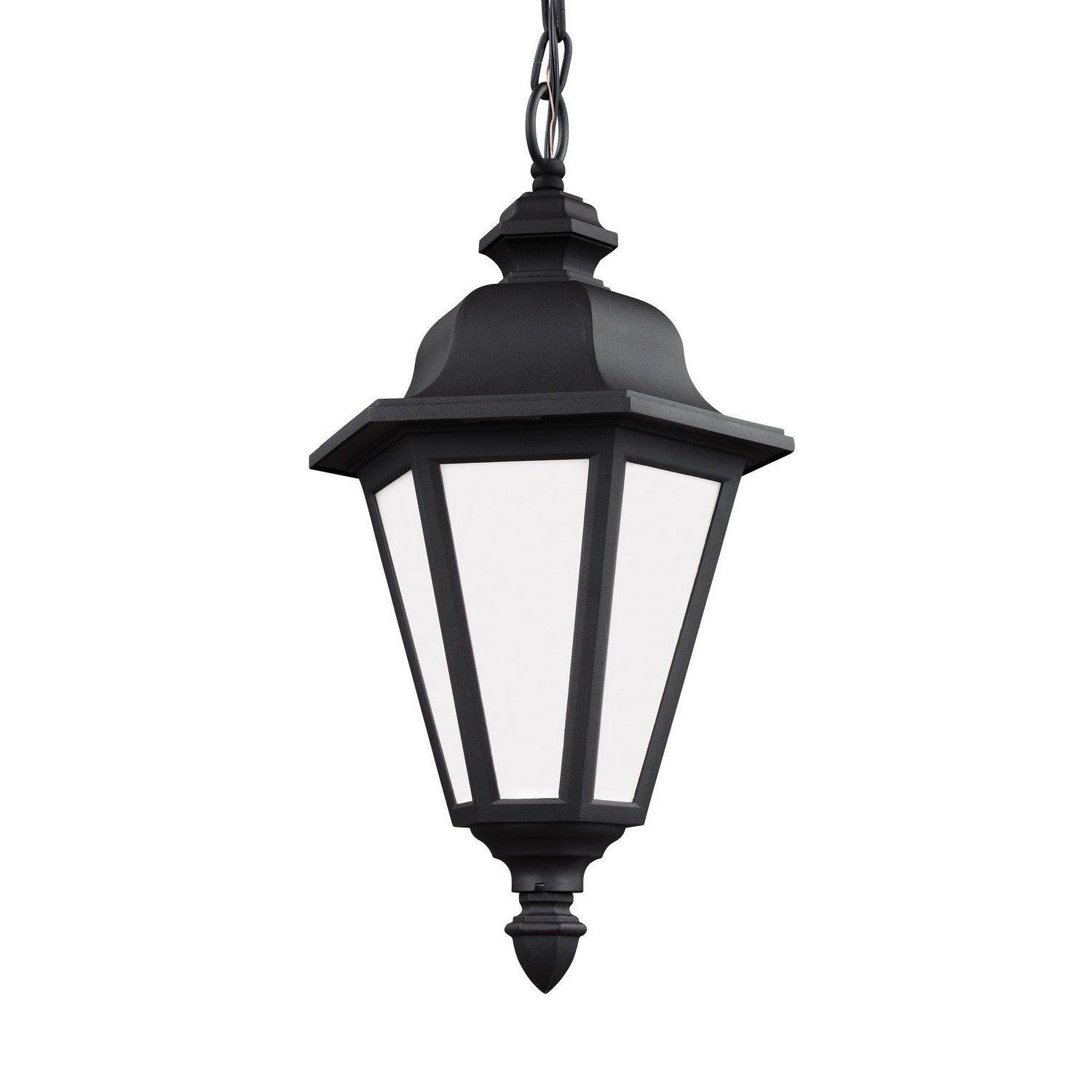 Generation Lighting - 69025EN3-12 - One Light Outdoor Pendant - Brentwood - Black