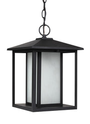 Generation Lighting - 69029EN3-12 - One Light Outdoor Pendant - Hunnington - Black