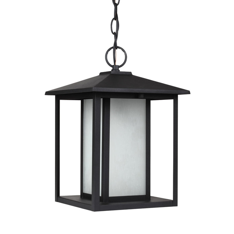 Generation Lighting - 69029EN3-12 - One Light Outdoor Pendant - Hunnington - Black