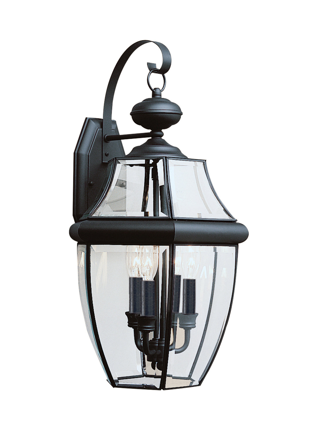 Generation Lighting - 8040EN-12 - Three Light Outdoor Wall Lantern - Lancaster - Black