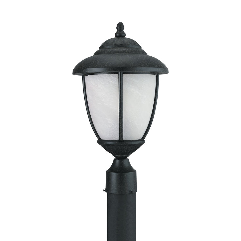 Generation Lighting - 82048EN3-185 - One Light Outdoor Post Lantern - Yorktown - Forged Iron