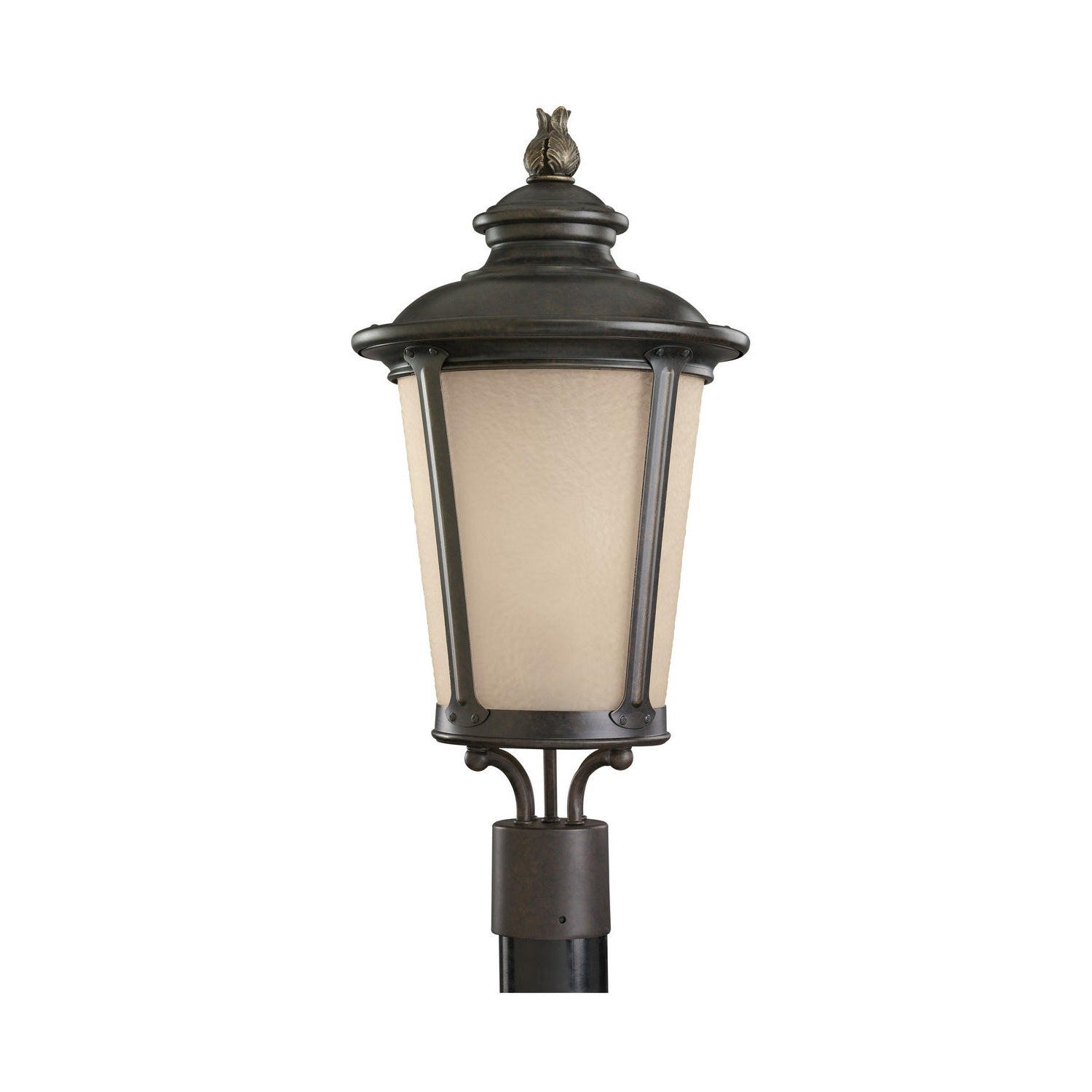 Generation Lighting - 82240EN3-780 - One Light Outdoor Post Lantern - Cape May - Burled Iron