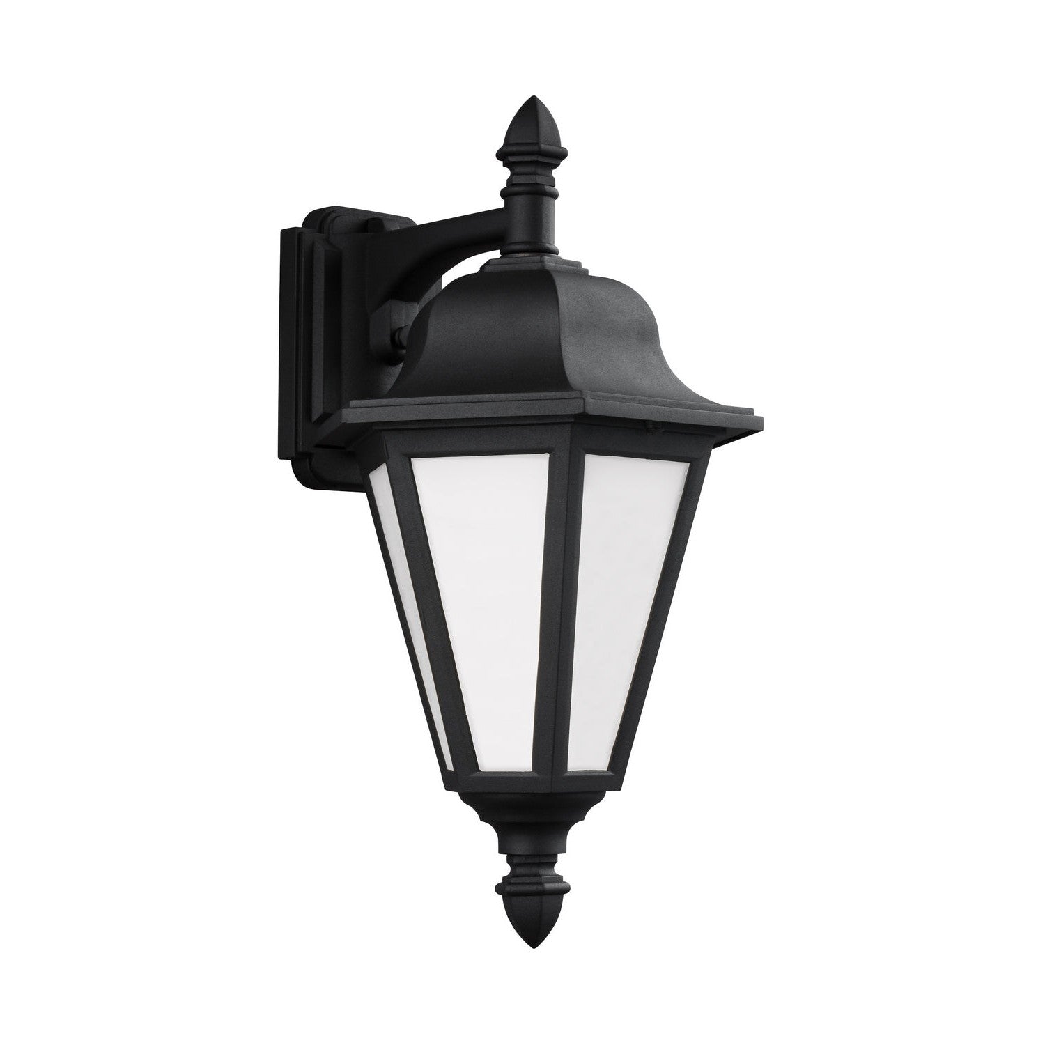 Generation Lighting - 89825-12 - One Light Outdoor Wall Lantern - Brentwood - Black