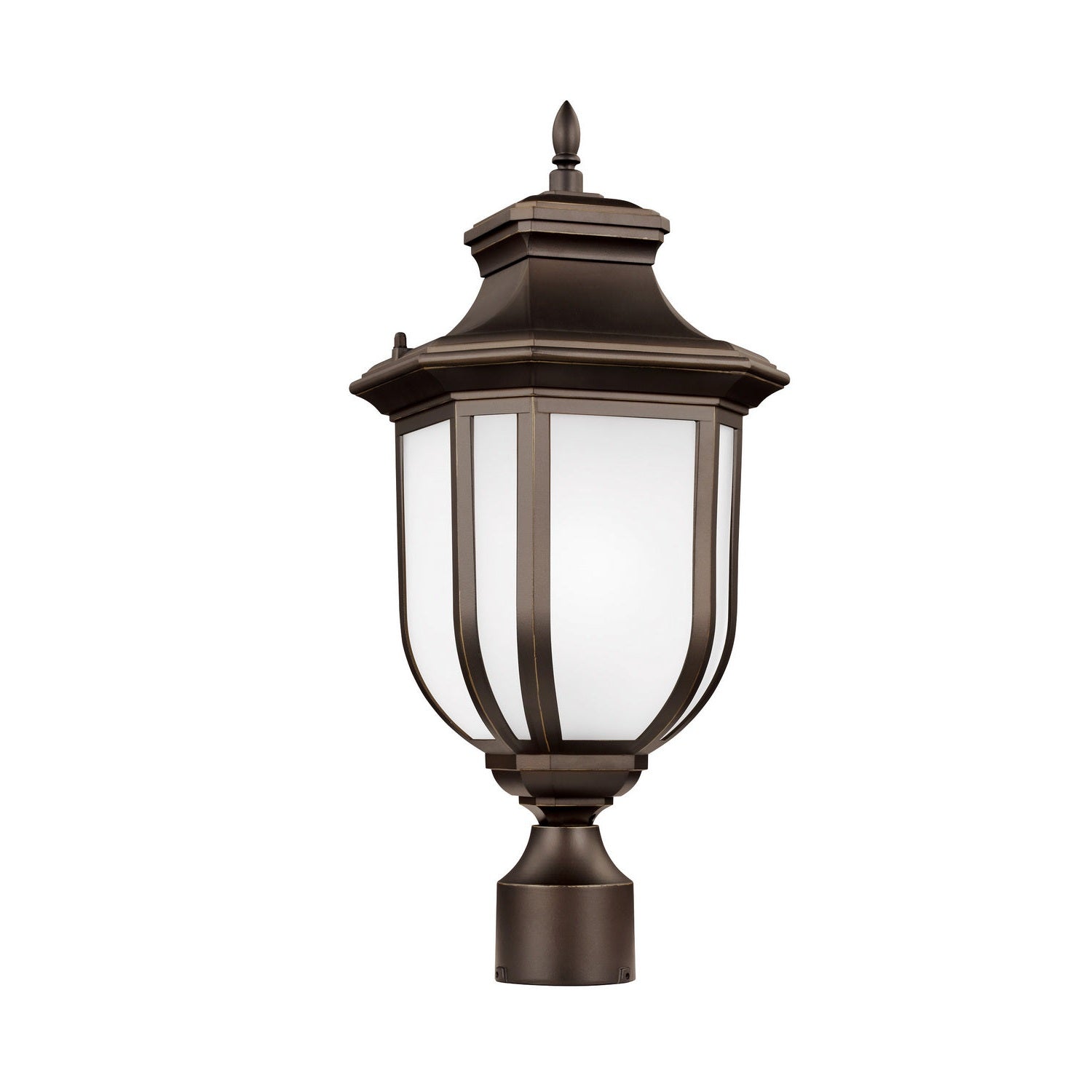 Generation Lighting - 8236301EN3-71 - One Light Outdoor Post Lantern - Childress - Antique Bronze