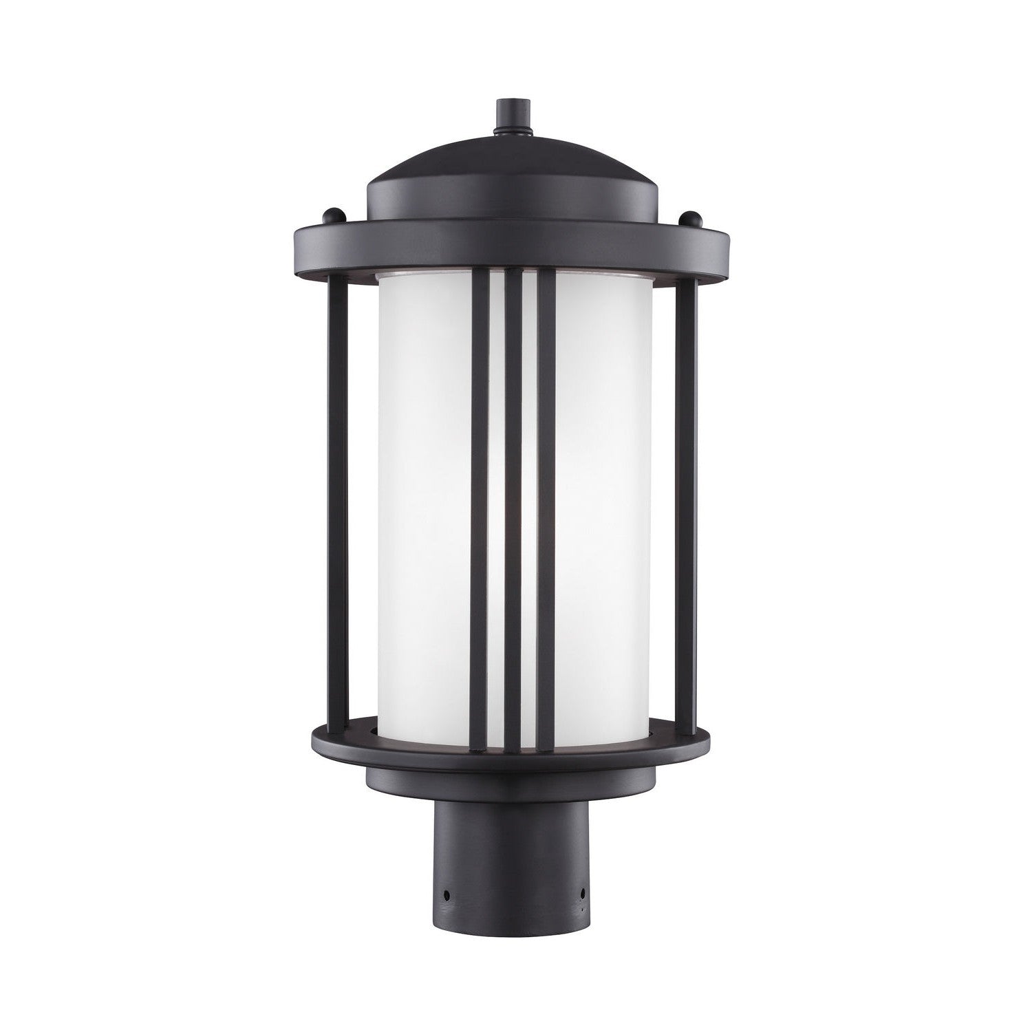 Generation Lighting - 8247901EN3-12 - One Light Outdoor Post Lantern - Crowell - Black