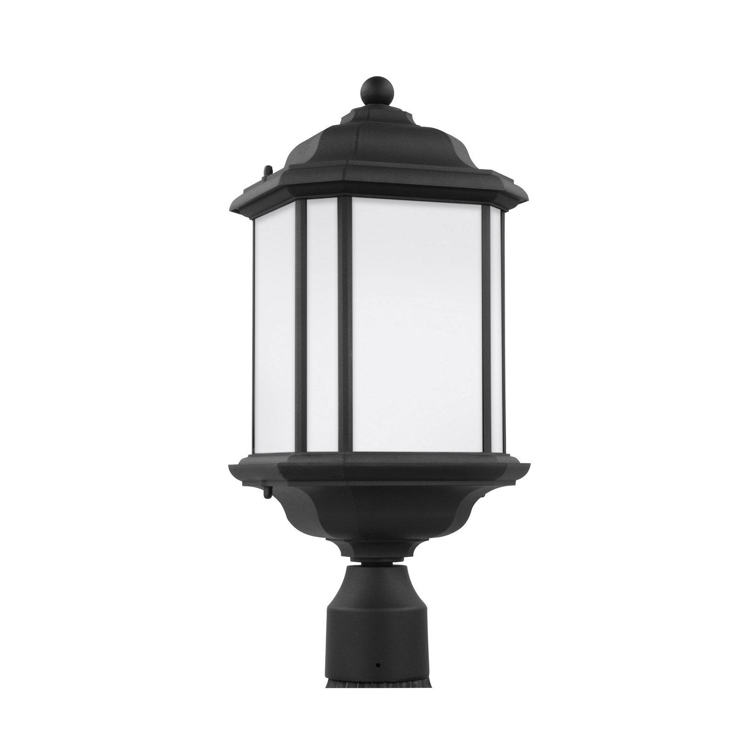 Generation Lighting - 82529EN3-12 - One Light Outdoor Post Lantern - Kent - Black