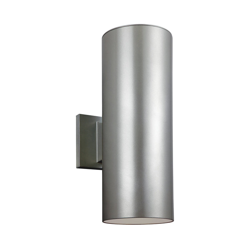 Visual Comfort Studio - 8313802EN3-753 - Two Light Outdoor Wall Lantern - Outdoor Cylinders - Painted Brushed Nickel