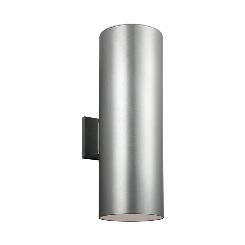 Visual Comfort Studio - 8313902EN3-753 - Two Light Outdoor Wall Lantern - Outdoor Cylinders - Painted Brushed Nickel