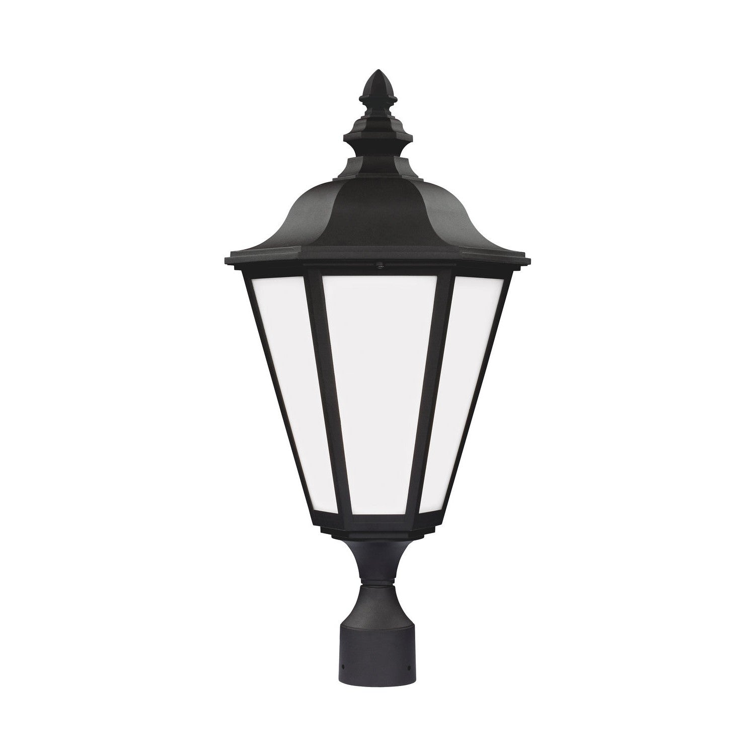 Generation Lighting - 89025-12 - One Light Outdoor Post Lantern - Brentwood - Black