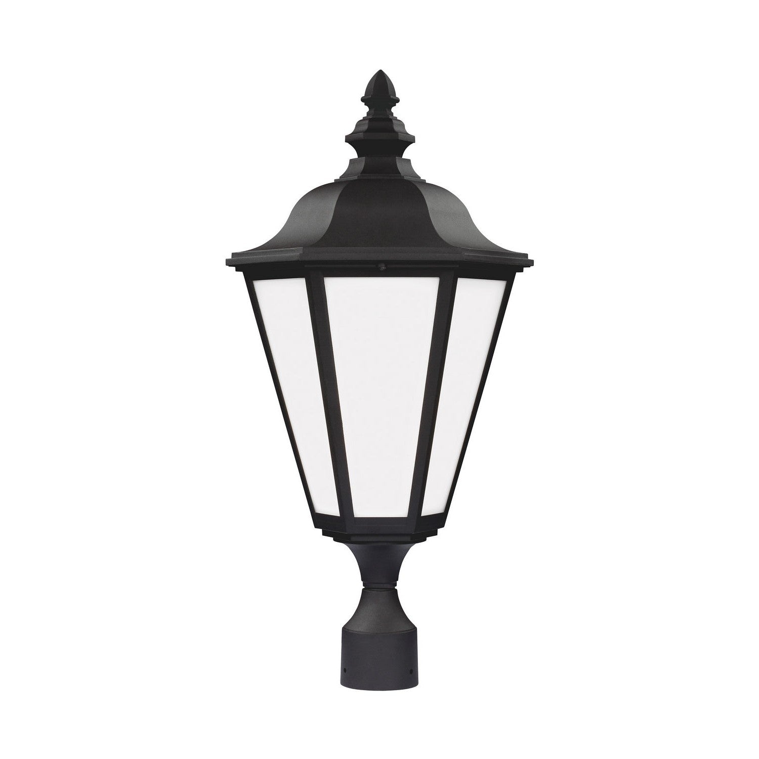 Generation Lighting - 89025EN3-12 - One Light Outdoor Post Lantern - Brentwood - Black
