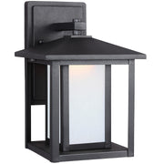 Generation Lighting - 89029-12 - One Light Outdoor Wall Lantern - Hunnington - Black