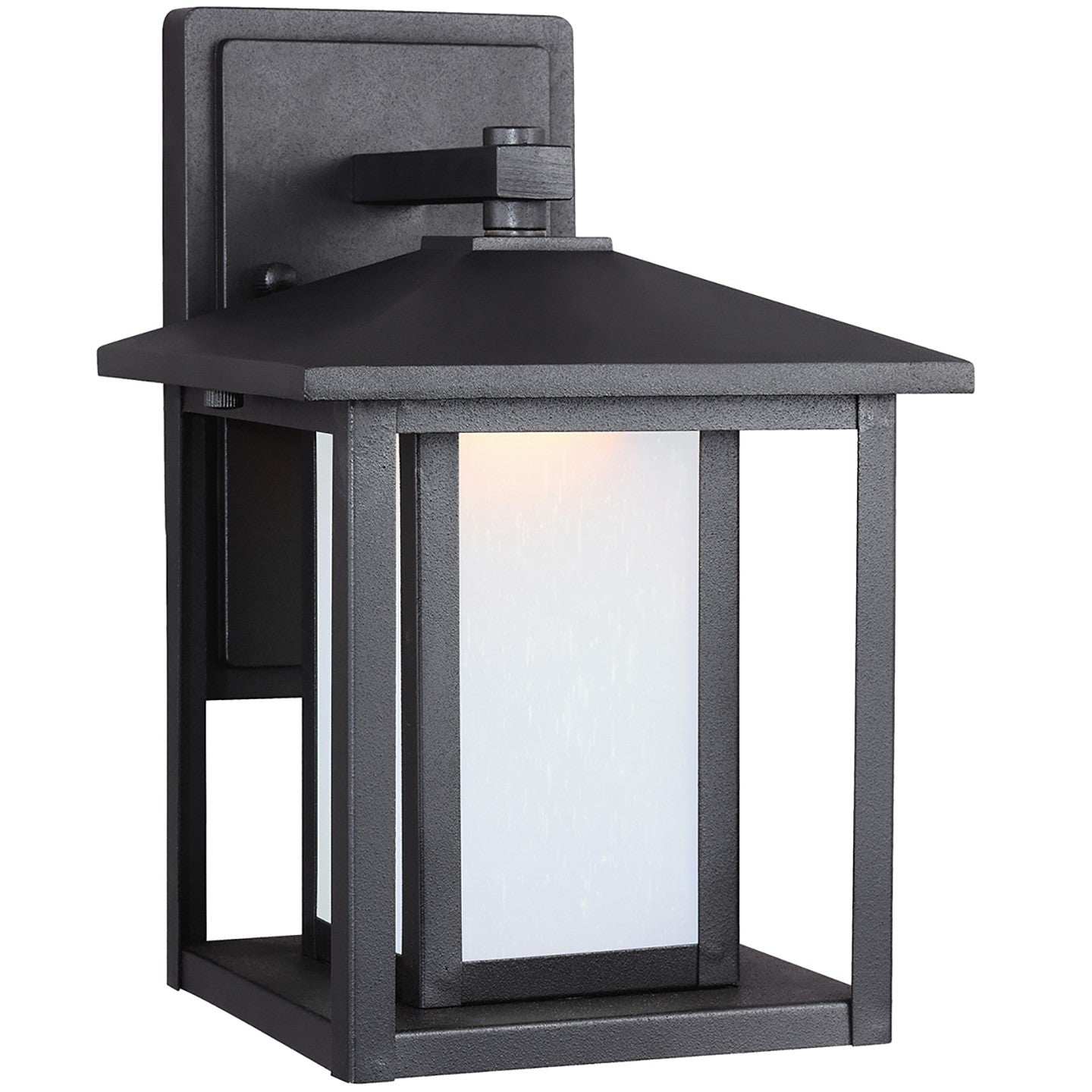 Generation Lighting - 89029EN3-12 - One Light Outdoor Wall Lantern - Hunnington - Black