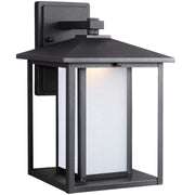 Generation Lighting - 89031-12 - One Light Outdoor Wall Lantern - Hunnington - Black