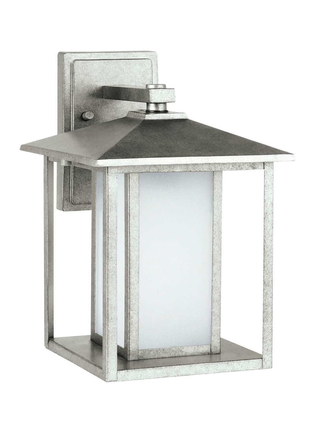 Generation Lighting - 89031-57 - One Light Outdoor Wall Lantern - Hunnington - Weathered Pewter